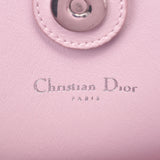 Christian Dior Christian Dior Addict Tote Bicolor Khaki/Pink Ladies Calf Tote Bag A Rank Used Ginzo