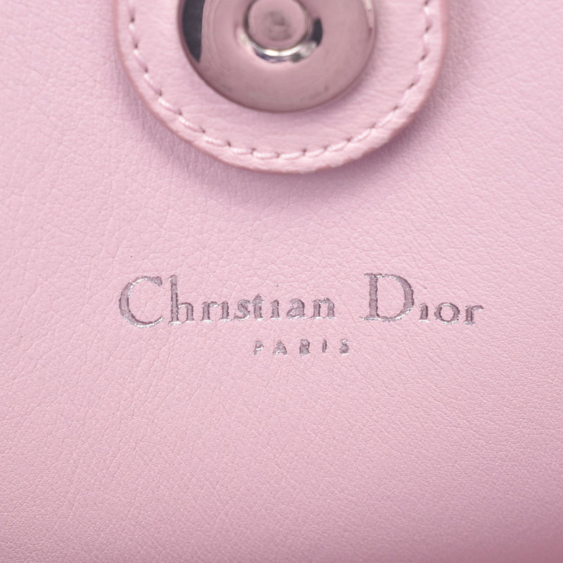 Christian Dior Christian Dior Addict Tote Bicolor Khaki/Pink Ladies Calf Tote Bag A Rank Used Ginzo