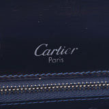 Cartier Cartier Happy Birthday Dark Blue Ladies Enamel Handbag B Rank Used Silgrin