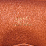 Hermes Hermes Premumm 28 28橙色金支架□H-ingraved（2004年左右）女士多哥手提包一级使用水池