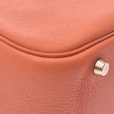 Hermes Hermes Prumm 28 Orange Gold Bracket □ H-engraved (around 2004) Ladies Togo Handbags A rank used sinkjo