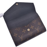 Louis Vuitton Louis Vuitton Monogram Portfoille Pallas Compact Nores M60990 Unisex Monogram Canvas / Calf Two-fold Wallet AB Rank Used Silgrin