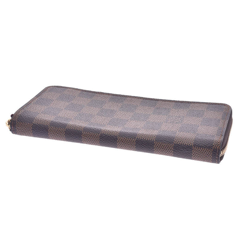 Louis Vuitton Louis Vuitton Damier Portfoille Clemance Sleeve N60534 Unisex Damie Canvas Long Wallet A-Rank Used Silgrin