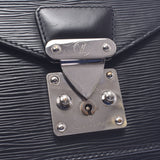 Louis Vuitton Louis Vuitton Epi Mont Saw Black Silver Bracket M52792 Unisex Epilazer Business Bag B Rank Used Silgrin