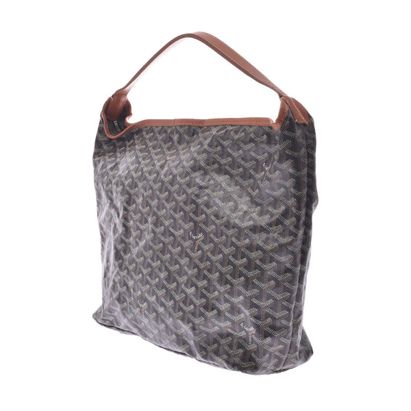 GOYARD Goyard Fiji One Shoulder Bag Black Unisex PVC/Leather Shoulder Bag B Rank Used Ginzo