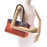 Hermes Hermes Ele Bag Kavas Orange / Red □ H Engraved (around 2004) Unisex Canvas / Leather Tote Bag AB Rank Used Sink