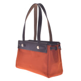 Hermes Hermes Ele Bag Kavas Orange / Red □ H Engraved (around 2004) Unisex Canvas / Leather Tote Bag AB Rank Used Sink