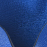 Hermes Hermes议程迷你双色暗蓝色/蓝色□P雕刻（2012年左右）UNISEX S-S-Handbook封面A级二手水池