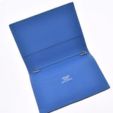 Hermes Hermes议程迷你双色暗蓝色/蓝色□P雕刻（2012年左右）UNISEX S-S-Handbook封面A级二手水池