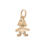 Pomellato Pomerato Dog Motif Unisex K18YG吊坠顶部A-Rank使用Silgrin