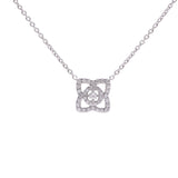 De Beers Debias Anstern Thailand Women K18WG / Diamond Necklace A-Rank Used Silgrin