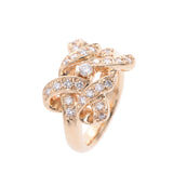 CELINE Celine Diamond 0.63CT 12 Ladies K18YG Ring / Ring A Rank Used Silgrin