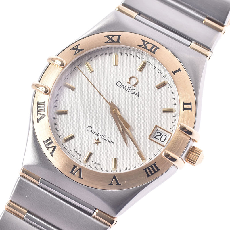 OMEGA Omega Constellation 1212.30 Boys YG / SS Watch Quartz White Flat Figure A Rank Used Sinkjo