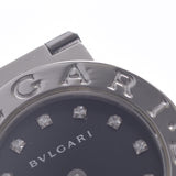 BVLGARI ブルガリ ブルガリブルガリ23 12Pダイヤ BB23SS レディース SS 腕時計 クオーツ 黒文字盤 Aランク 中古 銀蔵