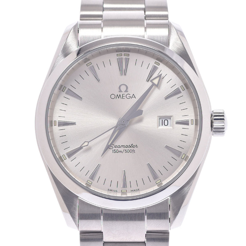 OMEGA Omega Seamaster 150m 2517.30 Men's SS Watch Quartz Silver Dial A Rank Used Ginzo