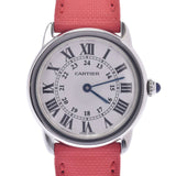 Cartier Cartier Rondosolo de Cartier Ladies SS / Leather Watch Quartz Silver Dealer A-Rank Used Sinkjo