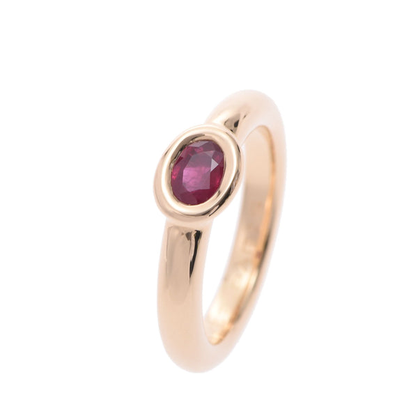 CHAUMET Show No. 15 Unisex K18YG / Ruby Ring, Ring A-Rank Used Sinkjo