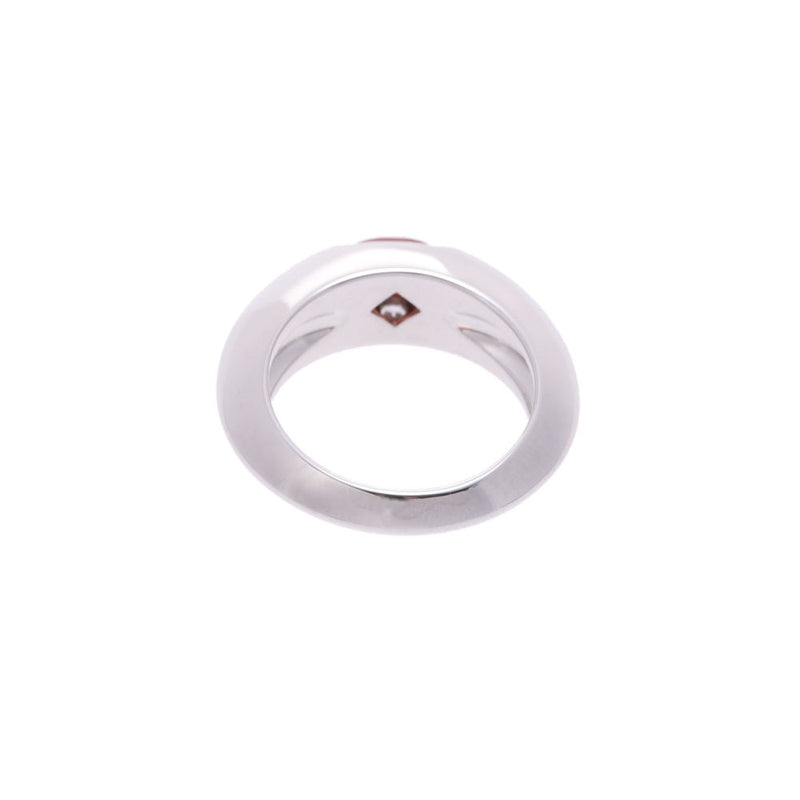 Piaget Piaget Aura Garnet / 1P Diamond # 48 8 Ladies K18WG Ring / Ring A Rank Used Silgrin