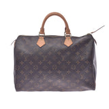 LOUIS VUITTON Louis Vuitton Monogram Speedy 35 Brown M41107 Unisex