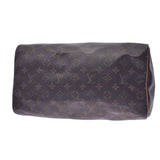 LOUIS VUITTON Louis Vuitton Monogram Speedy 35 Brown M41107 Unisex