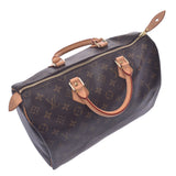 LOUIS VUITTON Louis Vuitton Monogram Speedy 35 Brown M41107 Unisex