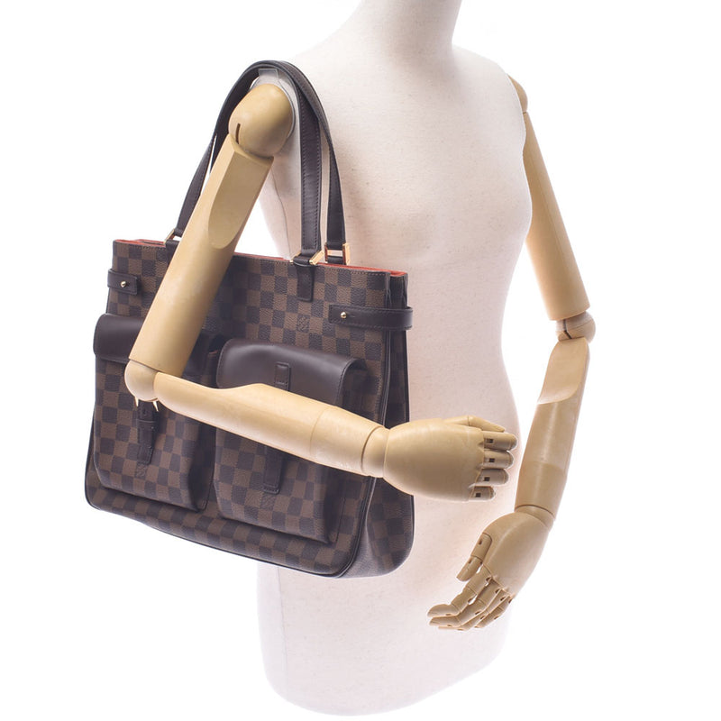 【Financial Sale】 Louis Vuitton Louis Vuitton Dumie Juzes Brown N51128 Unisex Damie Campbus Tote Bag A-Rank Used Silgrin