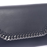 【Financial sales sale】 Stella McCartney Stella McCartney Farabela Chain Shoulder-Black Silver Bracket Women's Curf Shoulder Bag A-Rank Used Silgrin