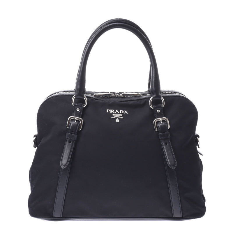 プラダハンドバッグ 黒 ユニセックス 2WAYバッグ 1BB912 PRADA 中古