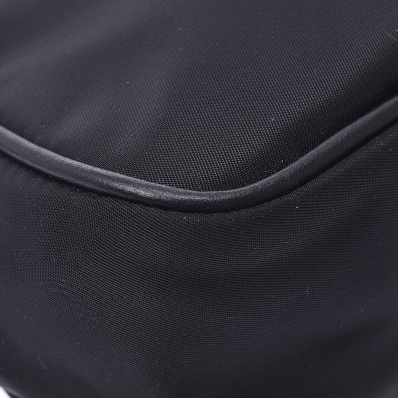 PRADA 普拉达螺柱黑色 1BC167 中性尼龙/皮革肩包 A 级二手银藏