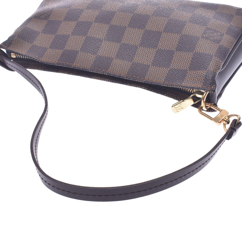 Louis Vuitton Louis Vuitton Damier Navona Brown N51983 Women's Dumie Campbus Accessory Pouch A-Rank Used Silgrin