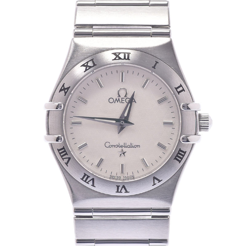 OMEGA Omega Constellation 1572.30 Ladies: SS Clock, White, White, A Rank, Rank, Used, Silver.