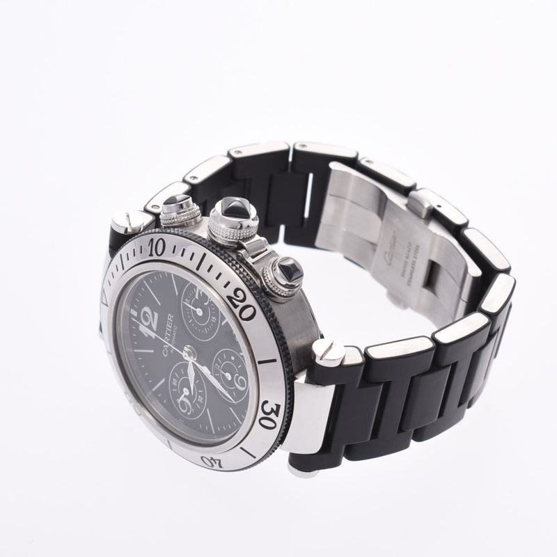 カルティエパシャ シータイマー クロノ メンズ 腕時計 W31088U2 