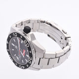 Tag Heuer Tag Hoyer Aqua Raiser Diving Flag Outlet WAJ211A Men's SS Watch Automatic Wound Black Table A-Rank Used Sinkjo