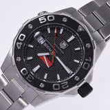 Tag Heuer Tag Hoyer Aqua Raiser Diving Flag Outlet WAJ211A Men's SS Watch Automatic Wound Black Table A-Rank Used Sinkjo