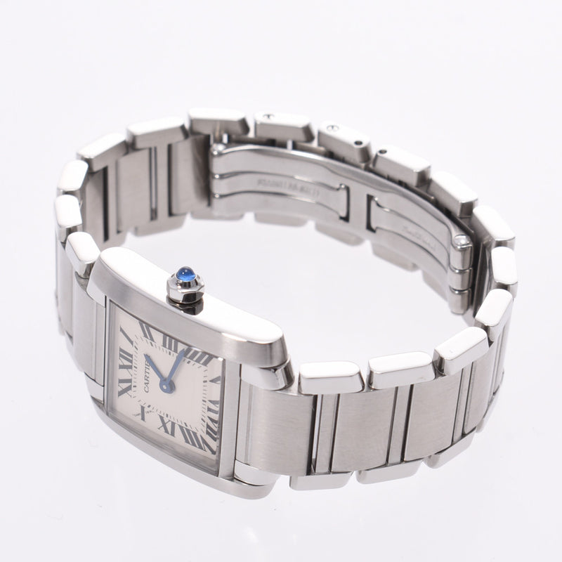 Cartier Cartier Tank Française SM W51008Q3 Women's SS Watch Quartz Eyevoly Type A Rank Used Silgrin