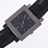 BVLGARI Bvlgari Cuadrado SQ29GSD Ladies SS/Leather Watch Quartz Black Dial A Rank Used Ginzo