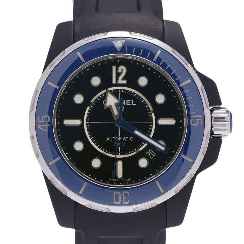 CHANEL Chanel J12 Marine 42mm H2559 Men's Black Ceramic/Rubber Watch Automatic Black Dial A Rank Used Ginzo