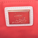 Christian Louboutin Christian Louboutin White / Multi Study Unisex Leather Clutch Bag B Rank Used Silgrin