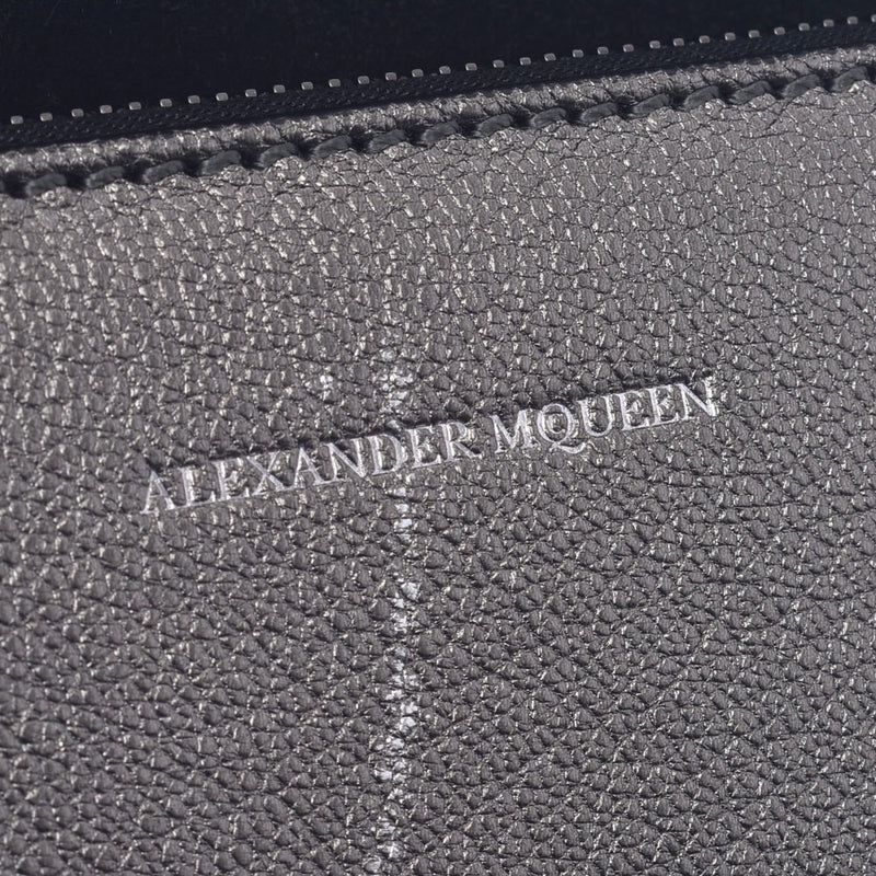 Alexander McQueen アレキサンダーマックイーン チェーンショルダー シルバー レディース カーフ ショルダーバッグ Bランク 中古 銀蔵
