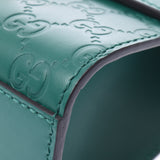 GUCCI Gucci Padlock Chain Shoulder Bag Green Gold Bracket 409487 Women's Curf Shoulder Bag A-Rank Used Sinkjo