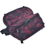 【Financial Results Sale】 PRADA Prada Camouflage Camofra Red /Black Unisex Nylon Shoulder Bag B Rank Used Ginzo