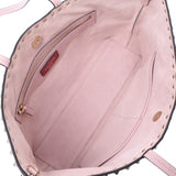 Valentino Garavani Valentino Galavani Studs Pink Gold Bracket Unisex Curl F Tote Bag A-rank used Silgrin