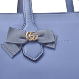 【金融销售】Gucci Gucci 2way Bag Blue 443089女性的凝乳手袋B排名使用Silgrin