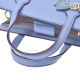 【金融销售】Gucci Gucci 2way Bag Blue 443089女性的凝乳手袋B排名使用Silgrin