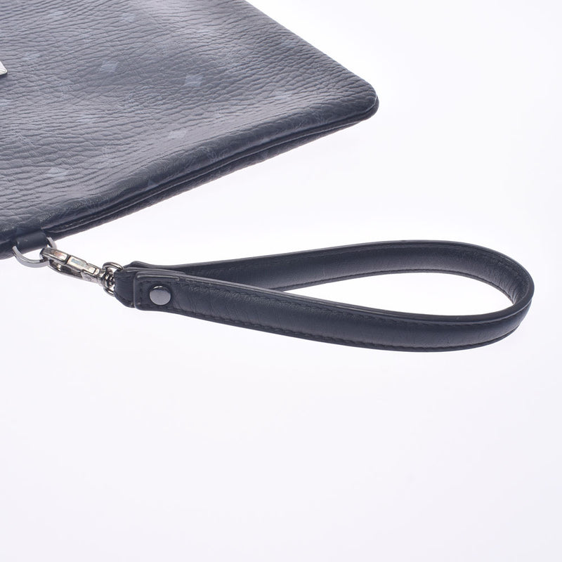 [Financial sales] MCM MCM Mini Black Unisex Curf Clutch Bag A Rank Used Silgrin
