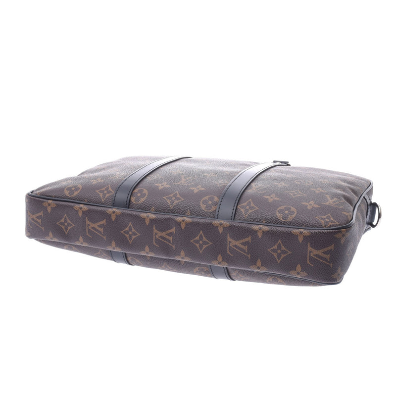 Louis Vuitton Louis Vuitton Makasa PDV PM Briefcase Brown M52005 Men's Monogram Makasa Business Bag New Sanko
