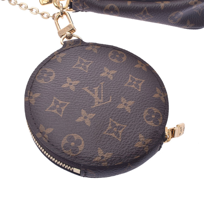 Louis Vuitton Pochette Accessoir 14145 Brown Women's Monogram