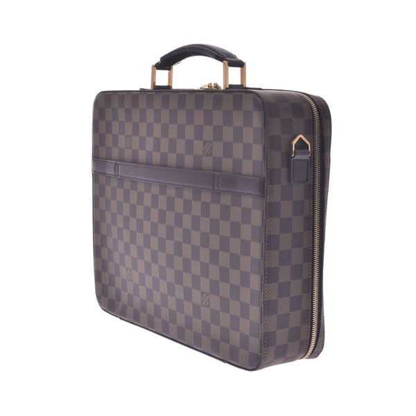 【Financial Sale】 Louis Vuitton Louis Vuitton Damee Porto Dinatur Sabana PC Case Brown N53355 Men's Dumie Campbus Business Bag A-Rank Used Silgrin