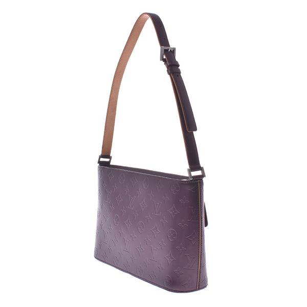 [Financial sales] Louis Vuitton Louis Vuitton Monogram Mat Alston Violet M55126 Ladies Shoulder Bag B Rank Used Sinko