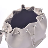 Louis Vuitton Louis Vuitton Noe PM White Ladies Triyon Leather Shoulder Bag A-Rank Used Silgrin